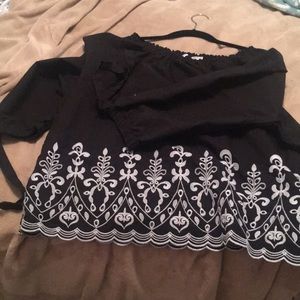 off the shoulder blouse